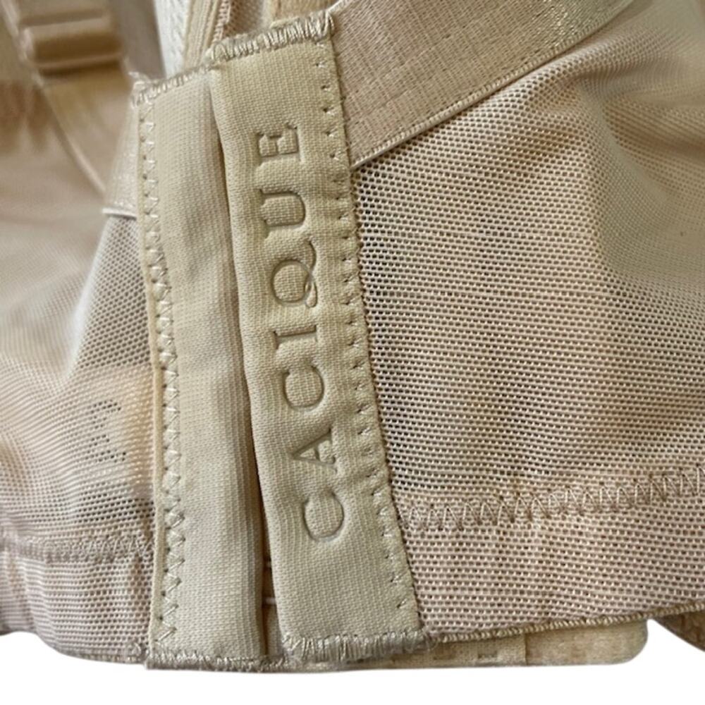 Cacique women's "Cool Bliss" bra with underwire in beige. - Picture 4 of 10